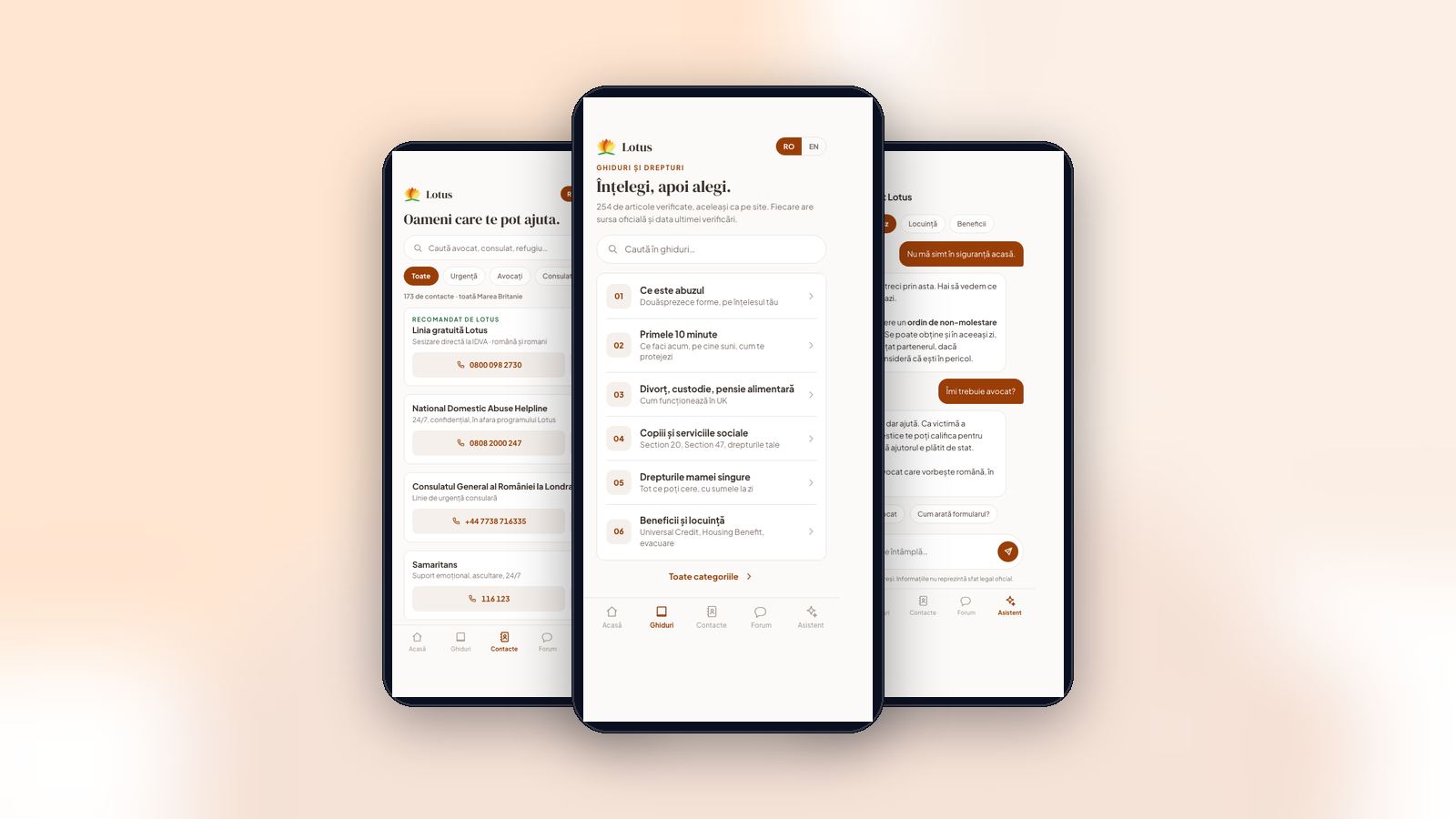 Lotus Justice support app